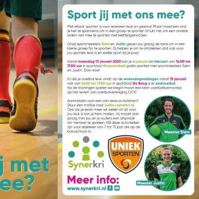 aagepast sporten aan elkaar