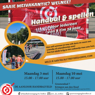 handbal meivakantie