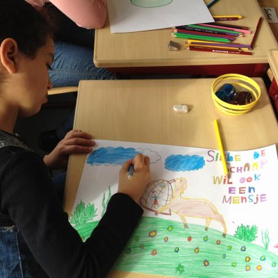 creatief met potlood