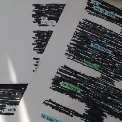 black out poetry