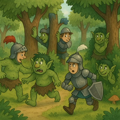 ridders en trollen