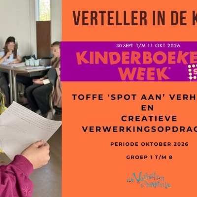 Verteller in de klas: kinderboekenweek met creatieve verwerkingsopodracht