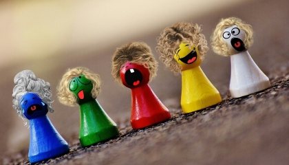 Bijzonder gekke figuren