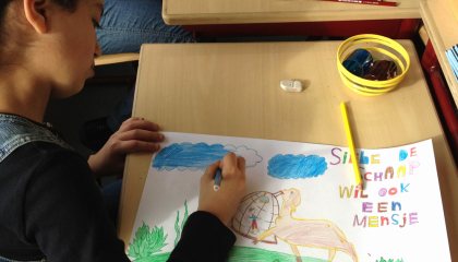 creatief met potlood