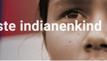 foto van laatste indianenkind