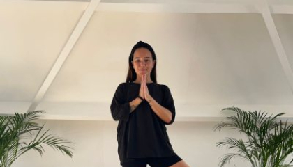 Cheyenne, de yoga juf