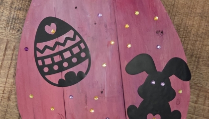 een geknutseld paasei