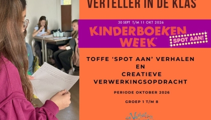 Verteller in de klas: kinderboekenweek met creatieve verwerkingsopodracht