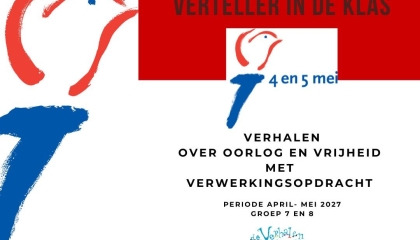 Verteller in de klas: verhalen over oorlog en vrijheid met verwerkingsopodracht